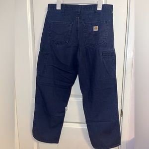 Navy Carhartt Utility Pants - 34x30